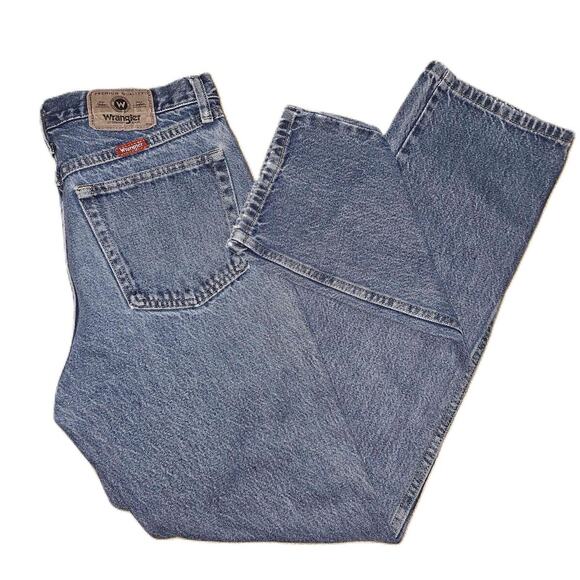 Wrangler Other - Wrangler Blue 5-Pocket Relaxed Fit Jeans Unisex Size 32 x 34